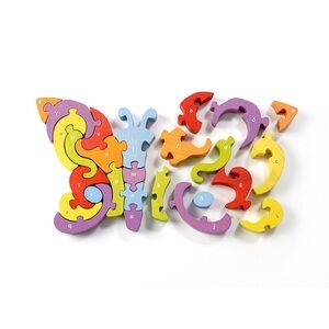 Colorful Butterfly Puzzle for Kids